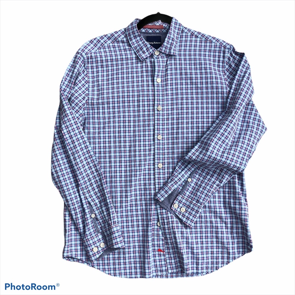 Tommy Bahama Plaid Button Down Shirt